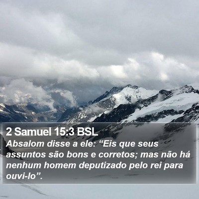 2 Samuel 15:3 BSL Bible Verse Image