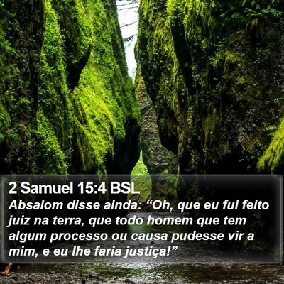 2 Samuel 15:4 BSL Bible Verse Image