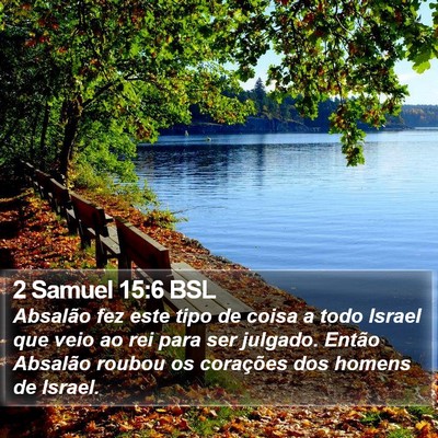 2 Samuel 15:6 BSL Bible Verse Image