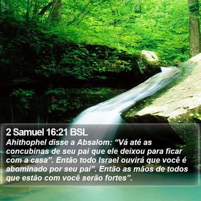 2 Samuel 16:21 BSL Bible Verse Image
