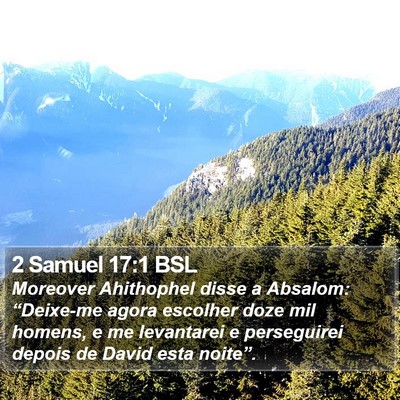 2 Samuel 17:1 BSL Bible Verse Image