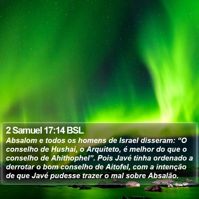 2 Samuel 17:14 BSL Bible Verse Image