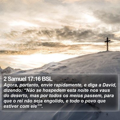 2 Samuel 17:16 BSL Bible Verse Image
