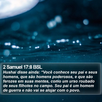 2 Samuel 17:8 BSL Bible Verse Image