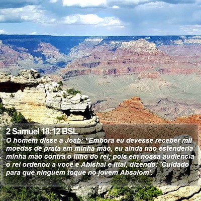 2 Samuel 18:12 BSL Bible Verse Image
