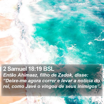 2 Samuel 18:19 BSL Bible Verse Image