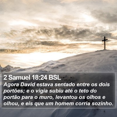 2 Samuel 18:24 BSL Bible Verse Image