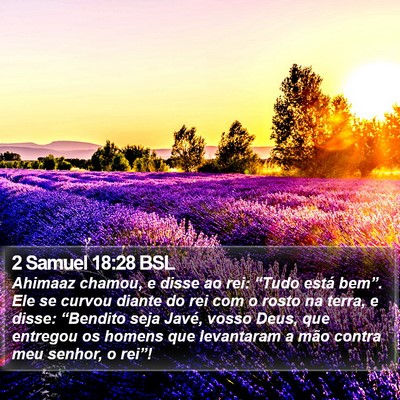 2 Samuel 18:28 BSL Bible Verse Image