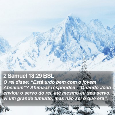 2 Samuel 18:29 BSL Bible Verse Image