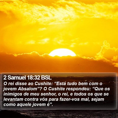 2 Samuel 18:32 BSL Bible Verse Image