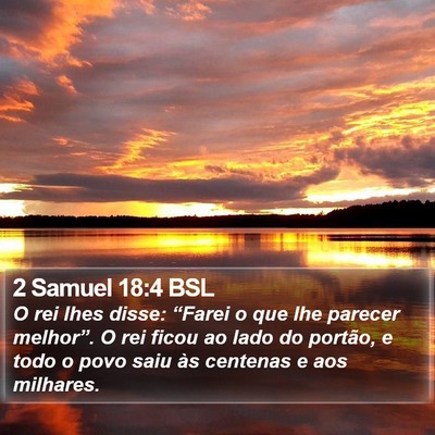 2 Samuel 18:4 BSL Bible Verse Image