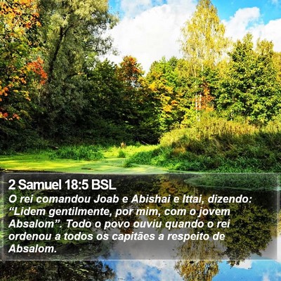 2 Samuel 18:5 BSL Bible Verse Image