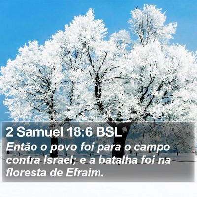2 Samuel 18:6 BSL Bible Verse Image