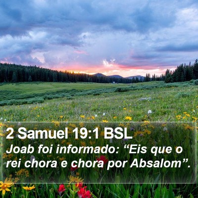 2 Samuel 19:1 BSL Bible Verse Image