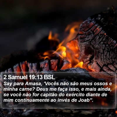 2 Samuel 19:13 BSL Bible Verse Image