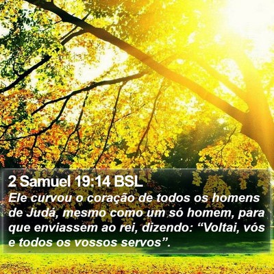 2 Samuel 19:14 BSL Bible Verse Image