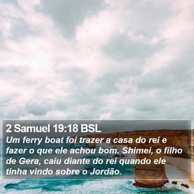 2 Samuel 19:18 BSL Bible Verse Image