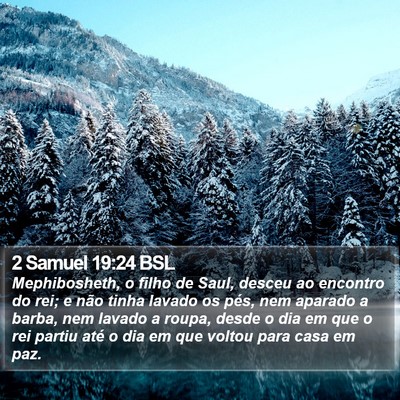 2 Samuel 19:24 BSL Bible Verse Image