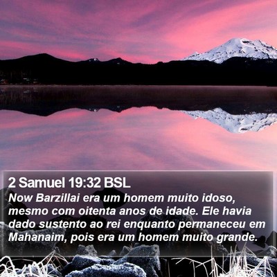 2 Samuel 19:32 BSL Bible Verse Image