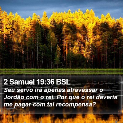 2 Samuel 19:36 BSL Bible Verse Image