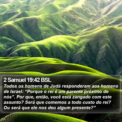 2 Samuel 19:42 BSL Bible Verse Image