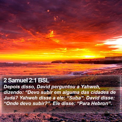 2 Samuel 2:1 BSL Bible Verse Image