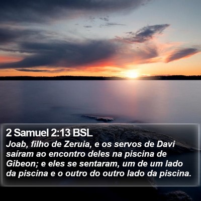 2 Samuel 2:13 BSL Bible Verse Image