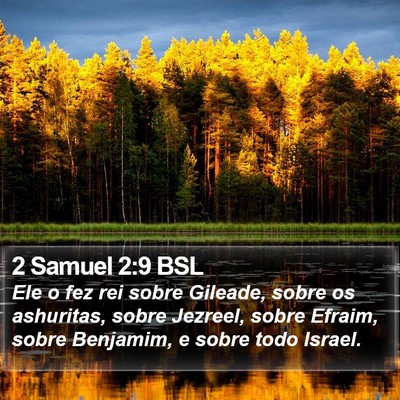 2 Samuel 2:9 BSL Bible Verse Image