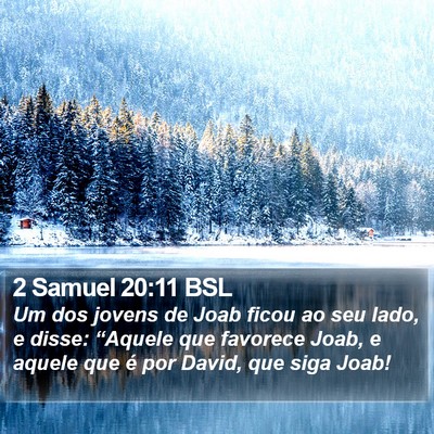 2 Samuel 20:11 BSL Bible Verse Image