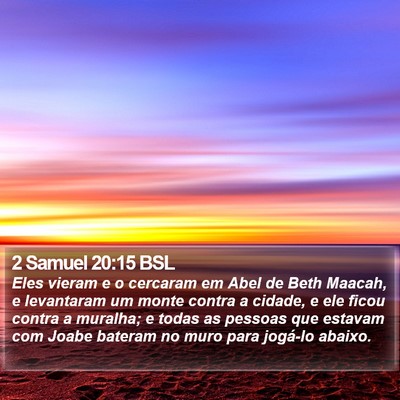 2 Samuel 20:15 BSL Bible Verse Image