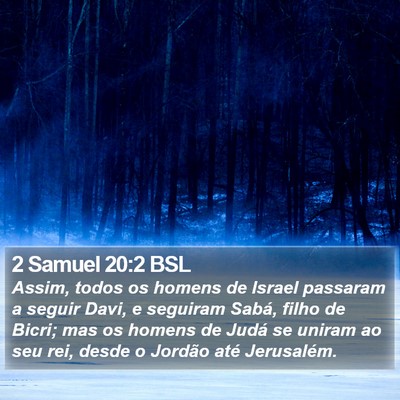 2 Samuel 20:2 BSL Bible Verse Image