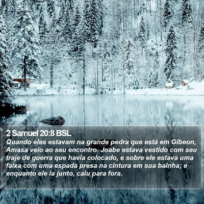 2 Samuel 20:8 BSL Bible Verse Image