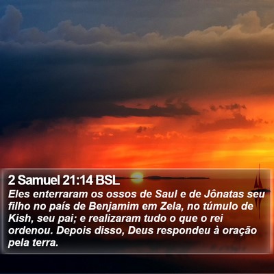 2 Samuel 21:14 BSL Bible Verse Image