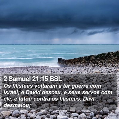 2 Samuel 21:15 BSL Bible Verse Image