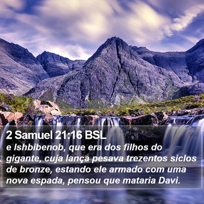 2 Samuel 21:16 BSL Bible Verse Image