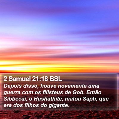 2 Samuel 21:18 BSL Bible Verse Image