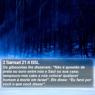 2 Samuel 21:4 BSL Bible Verse Image