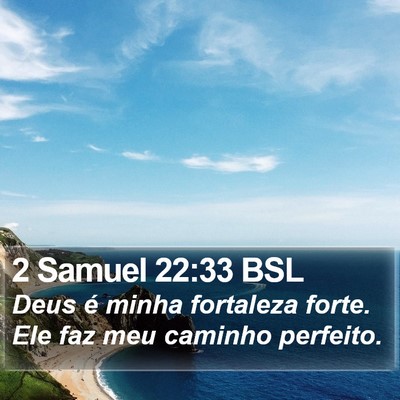 2 Samuel 22:33 BSL Bible Verse Image