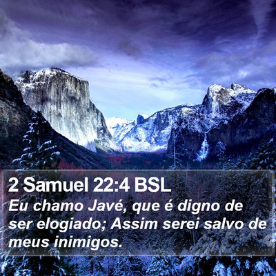 2 Samuel 22:4 BSL Bible Verse Image