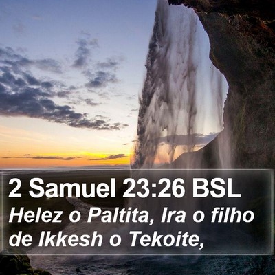 2 Samuel 23:26 BSL Bible Verse Image