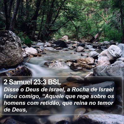 2 Samuel 23:3 BSL Bible Verse Image
