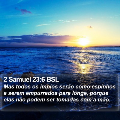 2 Samuel 23:6 BSL Bible Verse Image