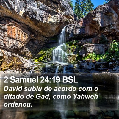 2 Samuel 24:19 BSL Bible Verse Image