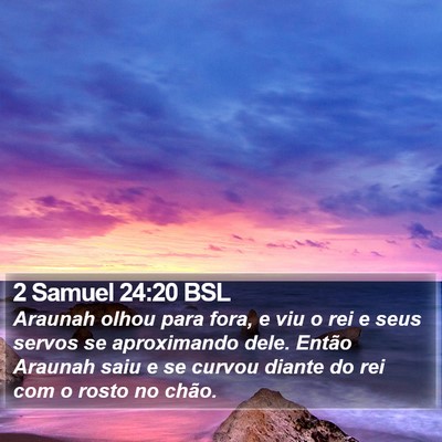 2 Samuel 24:20 BSL Bible Verse Image