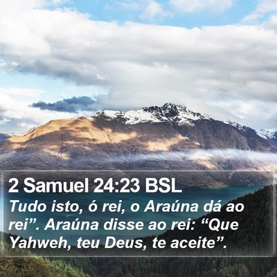 2 Samuel 24:23 BSL Bible Verse Image