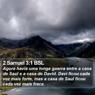 2 Samuel 3:1 BSL Bible Verse Image
