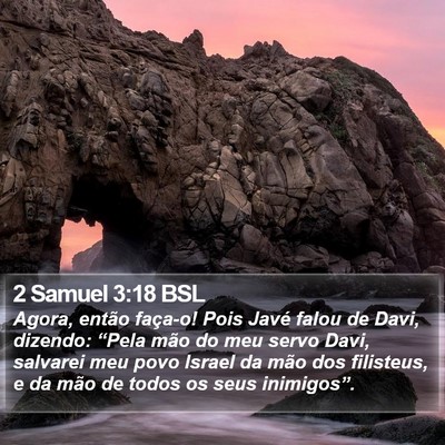 2 Samuel 3:18 BSL Bible Verse Image