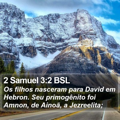 2 Samuel 3:2 BSL Bible Verse Image