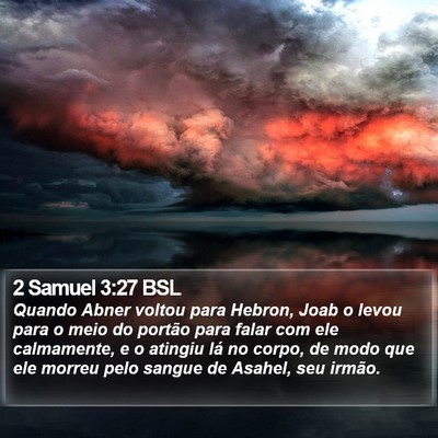 2 Samuel 3:27 BSL Bible Verse Image