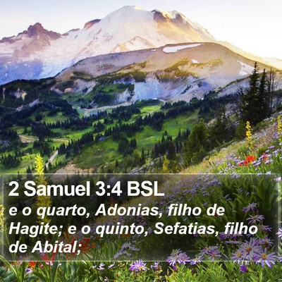 2 Samuel 3:4 BSL Bible Verse Image